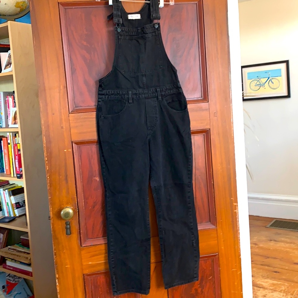 Madewell Straight-Leg Overalls in Lunar Wash